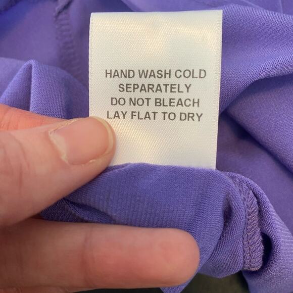 Slinky Brand NWOT 2 PACK Retro Vibrant Purple Choker Collar Soft Travel Tunic 3X - Picture 9 of 15